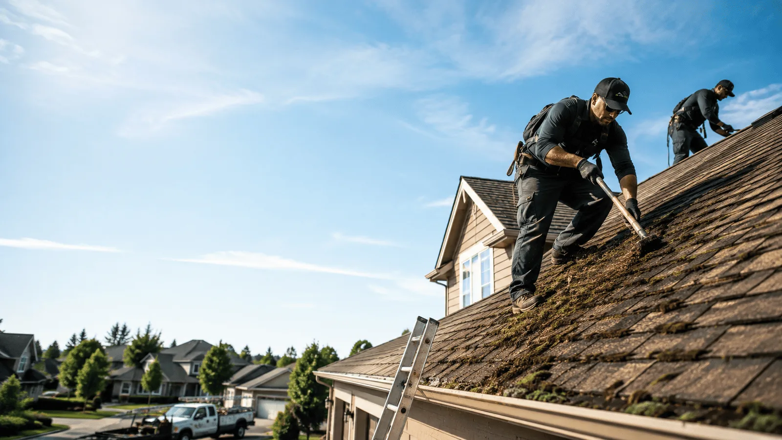 Roof Moss Removal in Mineral Springs, NC near me